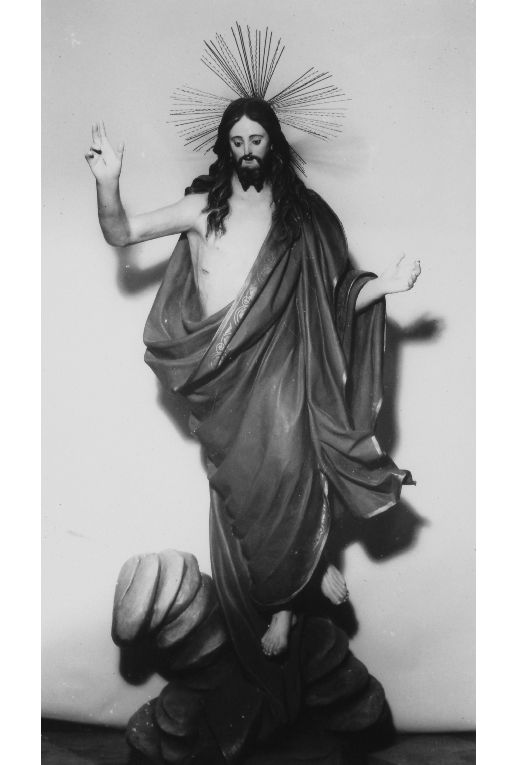 Cristo risorto (statua, opera isolata) - ambito leccese (sec. XIX)