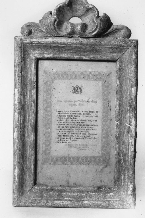 cartagloria - ambito Italia meridionale (sec. XVII)