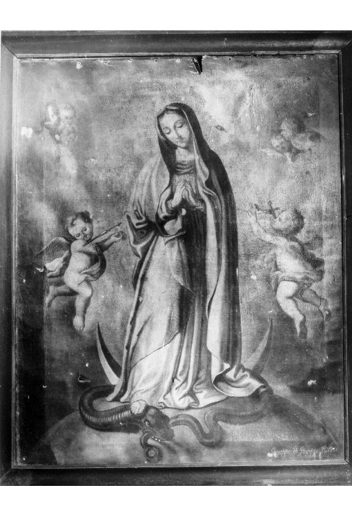 Madonna Immacolata (dipinto) di Di Giuseppe Giuseppe (sec. XIX)