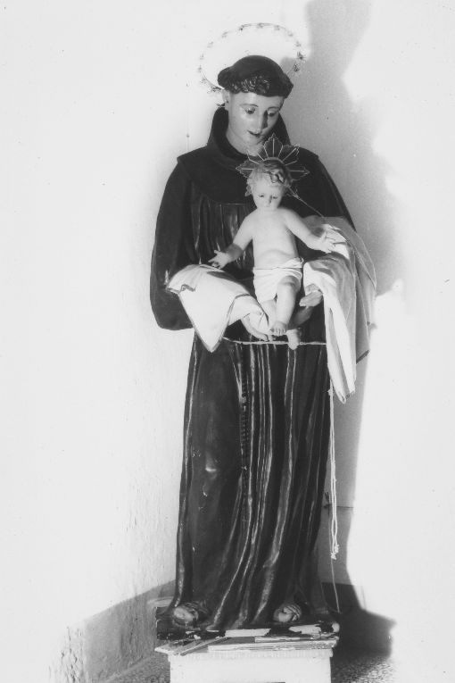 Sant'Antonio da Padova (statua) - ambito leccese (seconda metà sec. XIX)