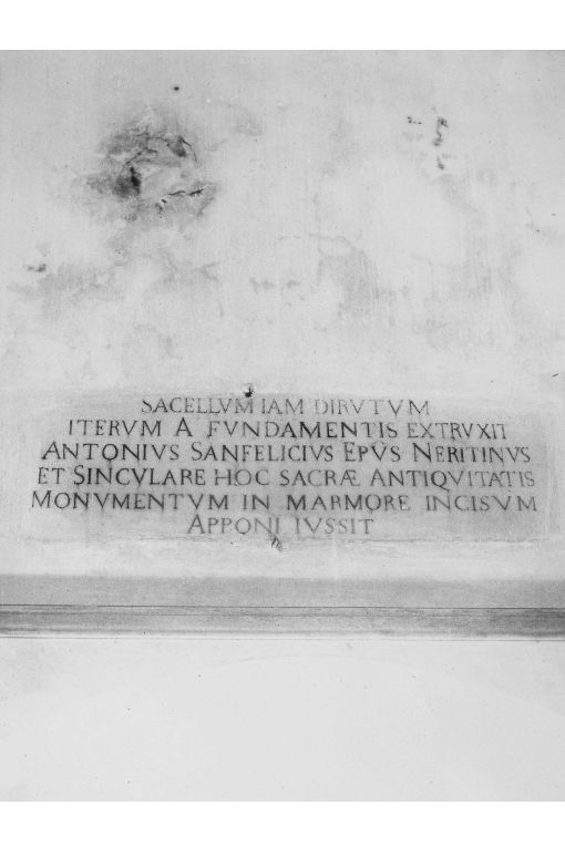 lapide - ambito salentino (sec. XVIII)