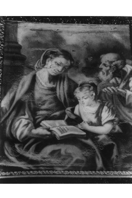 Maria Vergine bambina con Sant'Anna e San Gioacchino (dipinto) - ambito pugliese (sec. XVIII)