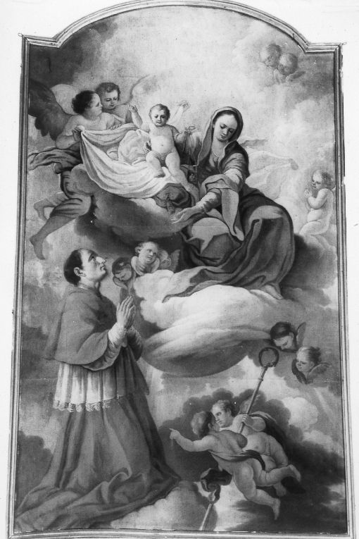 estasi di San Carlo Borromeo (dipinto) - ambito pugliese (sec. XVIII)