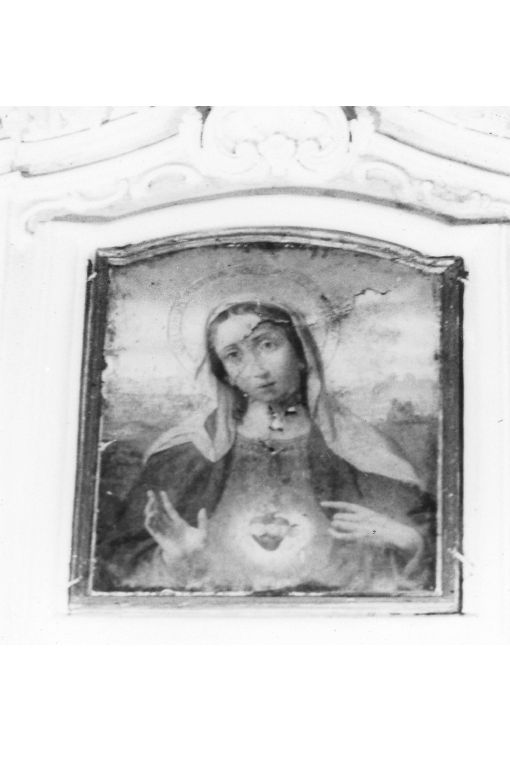 Sacro Cuore di Maria (dipinto) - ambito pugliese (sec. XVIII)
