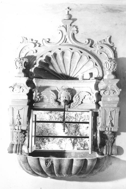 fonte battesimale - ambito Italia meridionale (sec. XVIII)