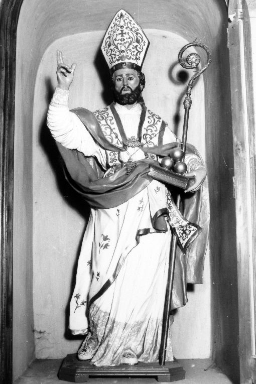 San Nicola di Bari (statua) - ambito Italia meridionale (sec. XIX)