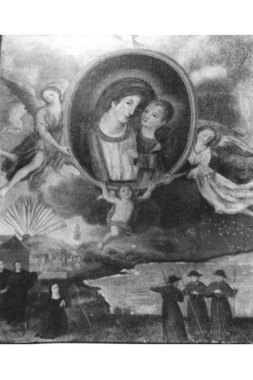 La Vergine del Buon Consiglio, Madonna con Bambino (dipinto) - ambito Italia meridionale (sec. XIX)