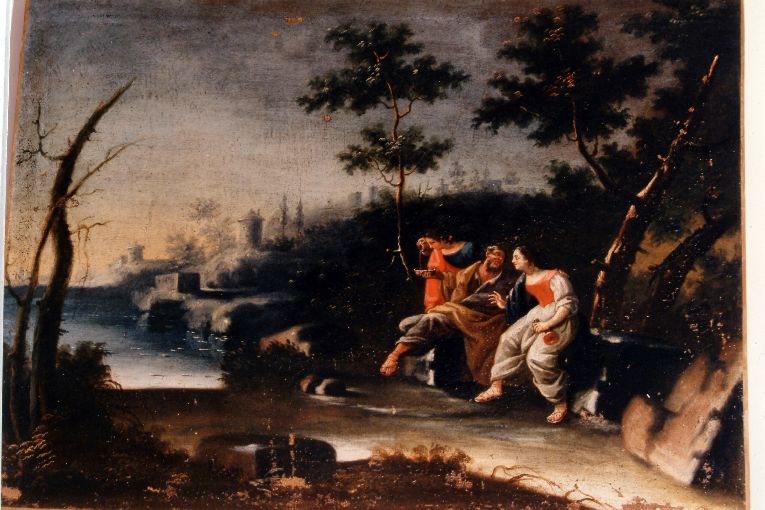Lot e le figlie (dipinto) - ambito salentino (primo quarto sec. XVIII)