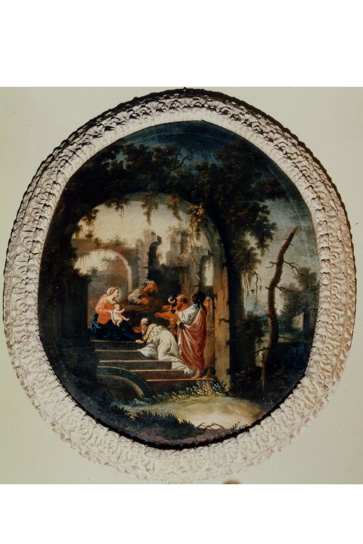 adorazione dei Re Magi (dipinto) - ambito salentino (primo quarto sec. XVIII)