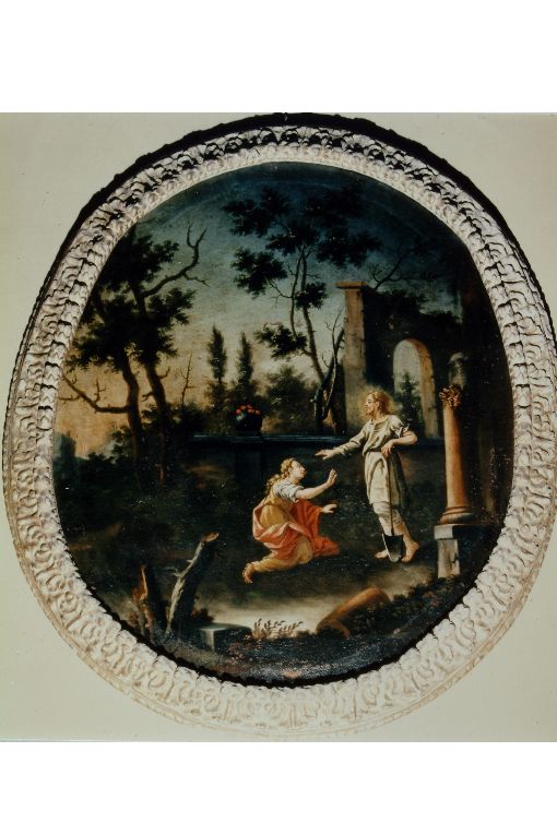 apparizione di Cristo risorto a Santa Maria Maddalena (dipinto) - ambito salentino (primo quarto sec. XVIII)