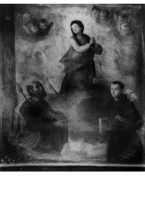 Madonna e Santi (dipinto) - ambito salentino (secc. XVIII/ XIX)
