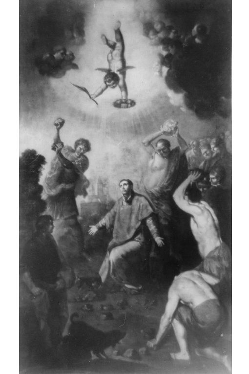 lapidazione di Santo Stefano (dipinto) - ambito salentino (sec. XIX)