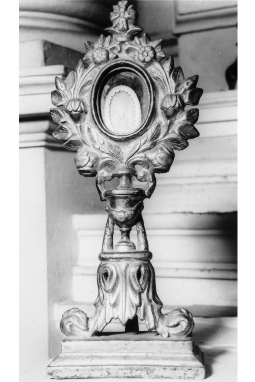 reliquiario - manifattura salentina (secc. XVIII/ XIX)