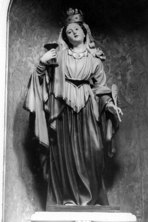 Santa Lucia (statua) di Febbraro Antonio (sec. XX)