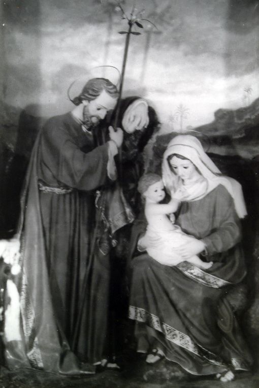 Sacra Famiglia (gruppo scultoreo) di Flora Agesilao (sec. XX)