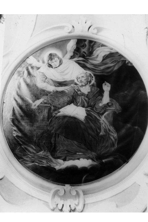 San Luca evangelista (dipinto) di De Donno Antonio (sec. XX)