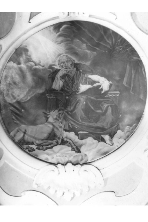 San Matteo evangelista (dipinto) di De Donno Antonio (sec. XX)