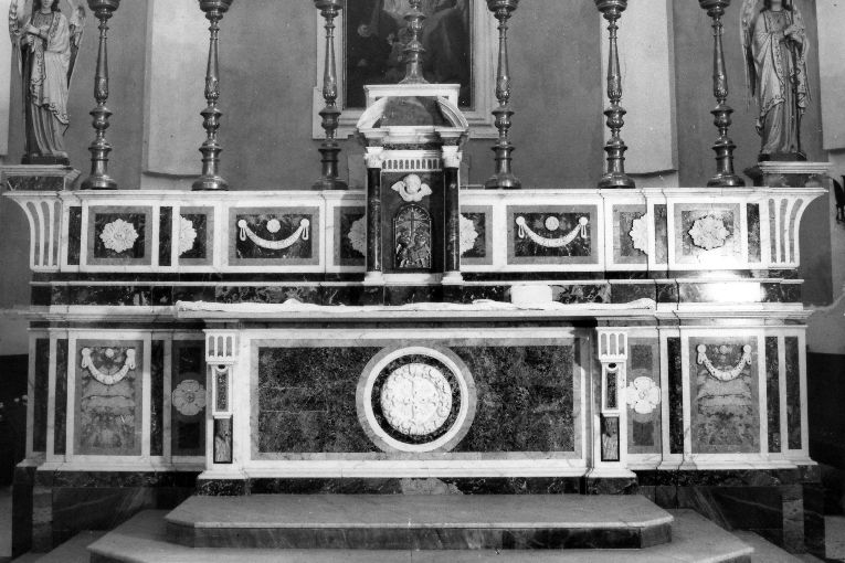 altare maggiore - ambito Italia meridionale (sec. XIX)