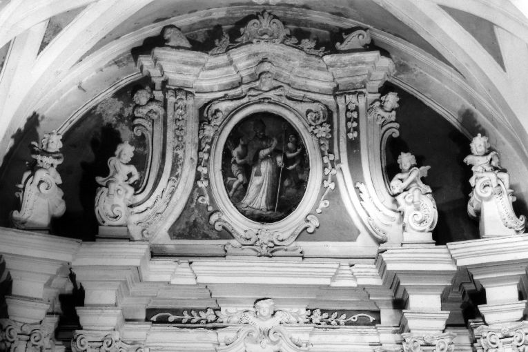 fastigio d'altare - ambito salentino (sec. XVIII)