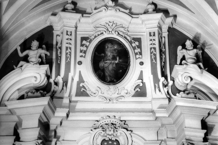 fastigio d'altare - ambito Italia meridionale (sec. XVIII)