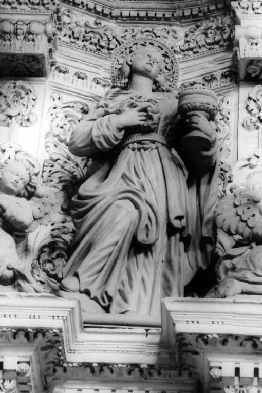 Santa (statua) - ambito salentino (sec. XVIII)