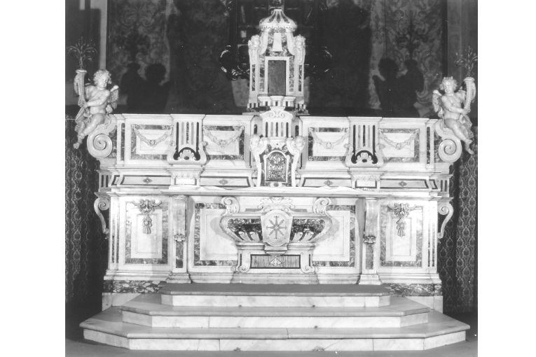 altare, opera isolata - ambito napoletano (sec. XVIII)