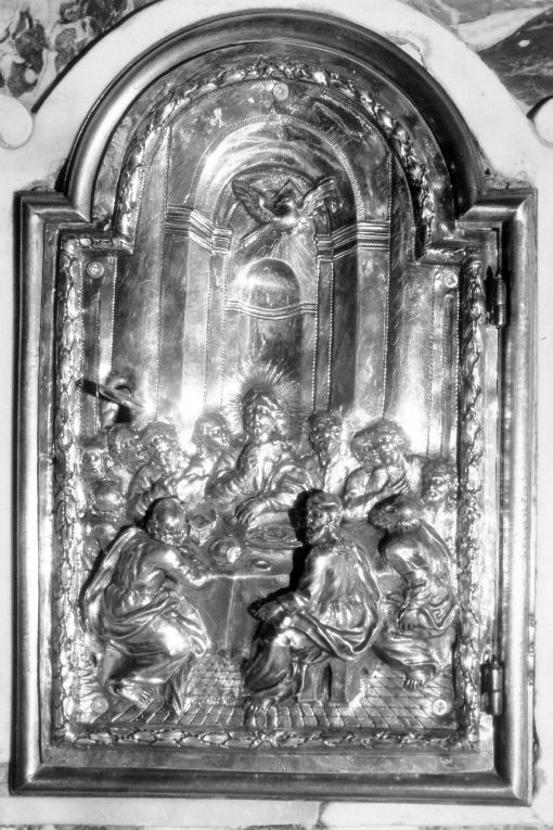 ultima cena (sportello di tabernacolo, elemento d'insieme) di Avellino Francesco (sec. XVIII)