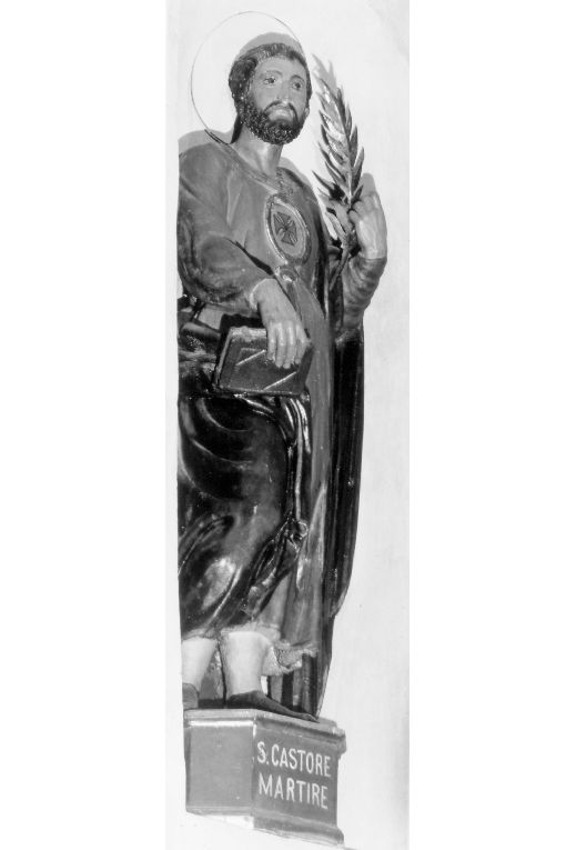 San Castore martire (statua, opera isolata) - ambito Italia meridionale (secc. XVII/ XVIII)