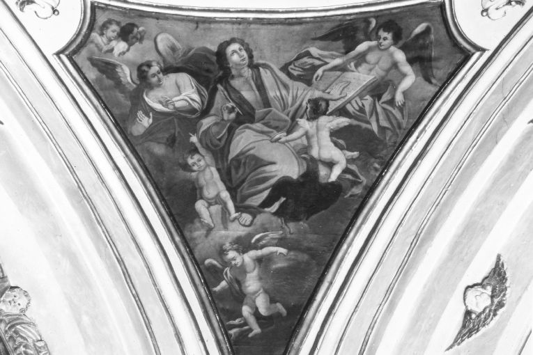 San Giovanni Evangelista (dipinto) di Gliri Nicola (bottega) (sec. XVII)