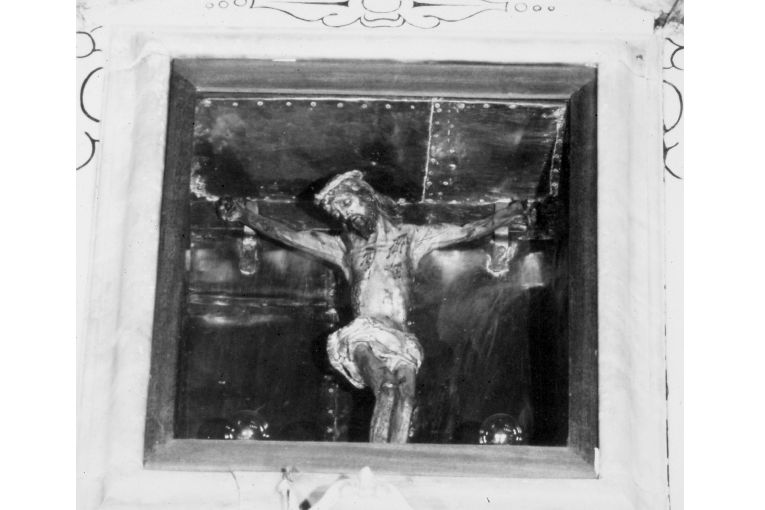 Cristo crocifisso (scultura, opera isolata) - ambito napoletano (seconda metà sec. XVII)