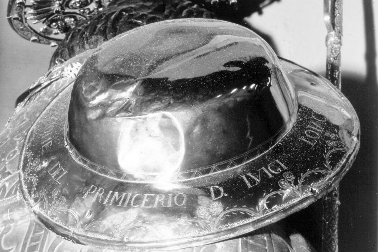 cappello da pellegrino (addobbo di statua) - manifattura napoletana (sec. XIX)