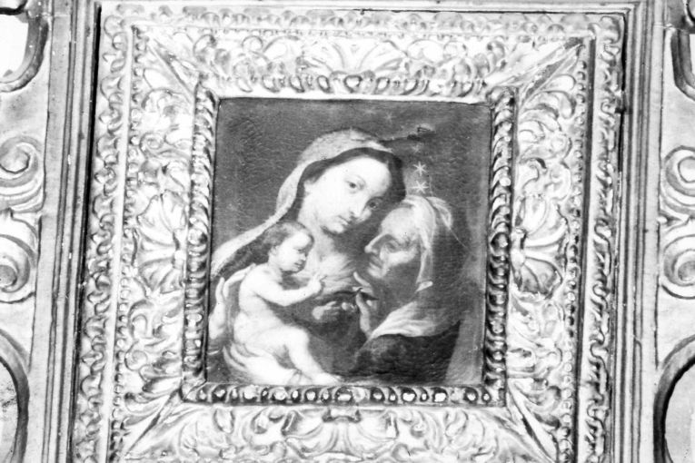 Madonna con Bambino e sant'Anna (dipinto) - ambito pugliese (sec. XVII)