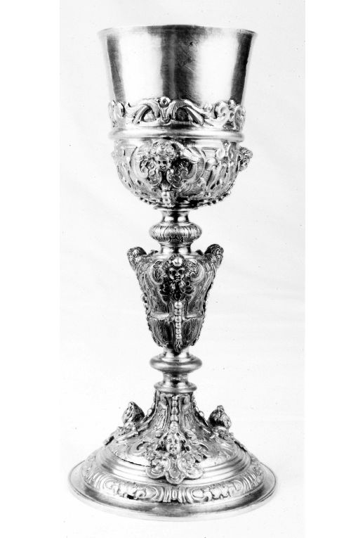 calice, opera isolata - bottega napoletana (seconda metà sec. XVII)