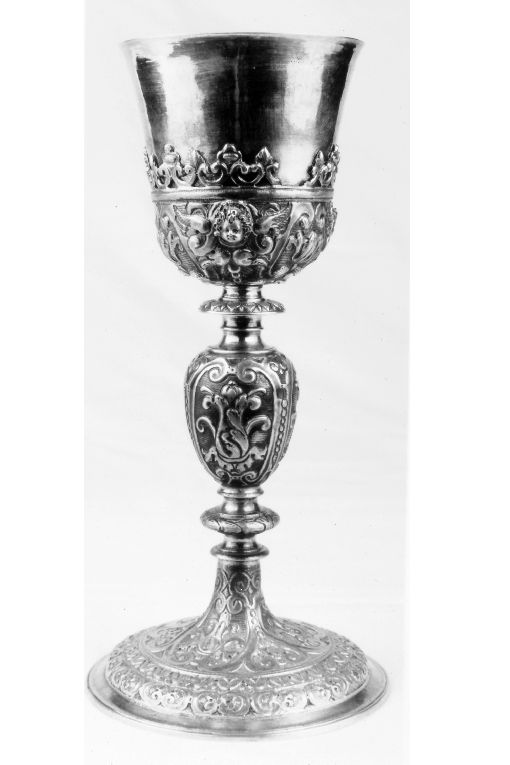 calice, opera isolata - bottega napoletana (prima metà sec. XVII)