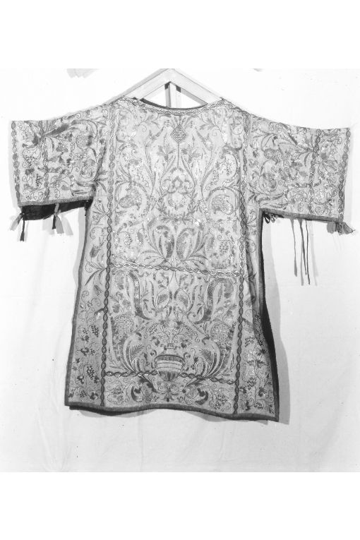 dalmatica, elemento d'insieme - manifattura Italia meridionale (prima metà sec. XIX)