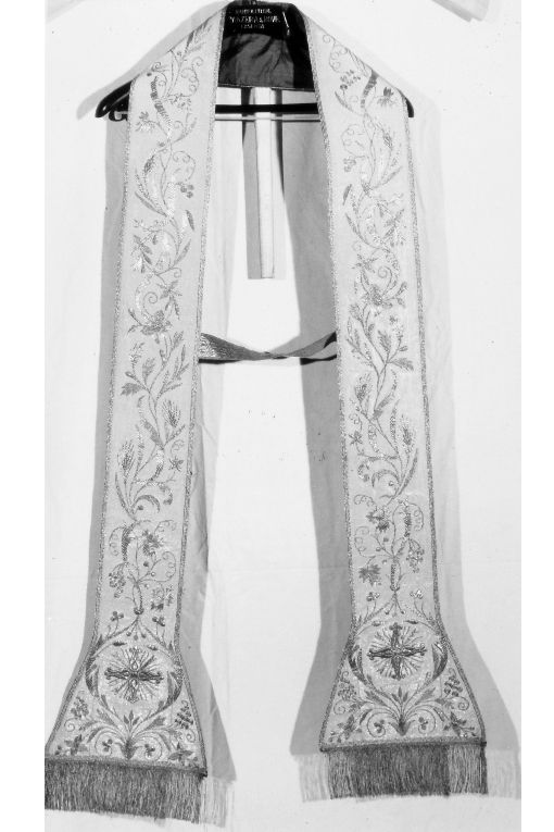 stola, elemento d'insieme - manifattura Italia meridionale (prima metà sec. XIX)
