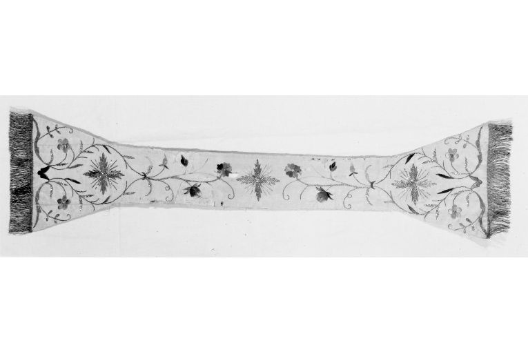 manipolo, elemento d'insieme - manifattura Italia meridionale (seconda metà sec. XIX)