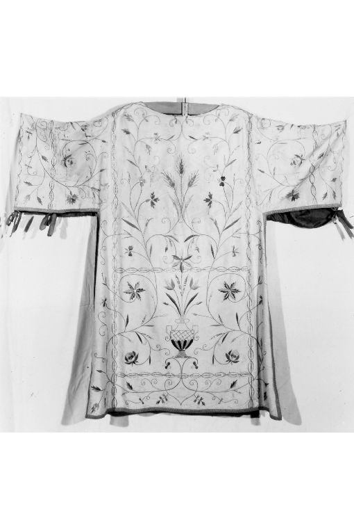 dalmatica, elemento d'insieme - manifattura Italia meridionale (seconda metà sec. XIX)