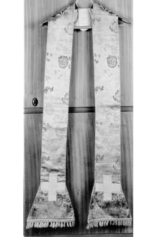 stola, elemento d'insieme - manifattura Italia meridionale (ultimo quarto sec. XVIII)