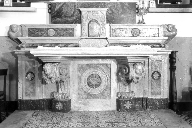 altare, opera isolata - ambito napoletano (sec. XVIII)