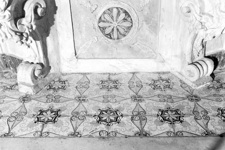 pavimento, opera isolata - ambito napoletano (sec. XVIII)