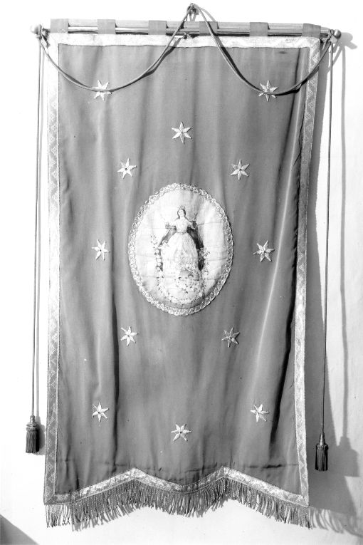 Madonna Assunta (stendardo, opera isolata) - produzione pugliese (prima metà sec. XX)