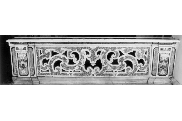 balaustrata, opera isolata - bottega napoletana (sec. XVIII)