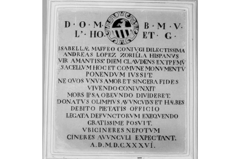 lapide - ambito pugliese (sec. XVII)