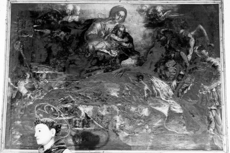 morte di San Nicola di Myra (dipinto) - ambito pugliese (seconda metà sec. XVII)