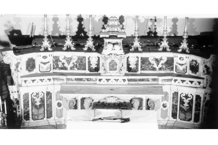 altare maggiore - ambito Italia meridionale (sec. XVIII)
