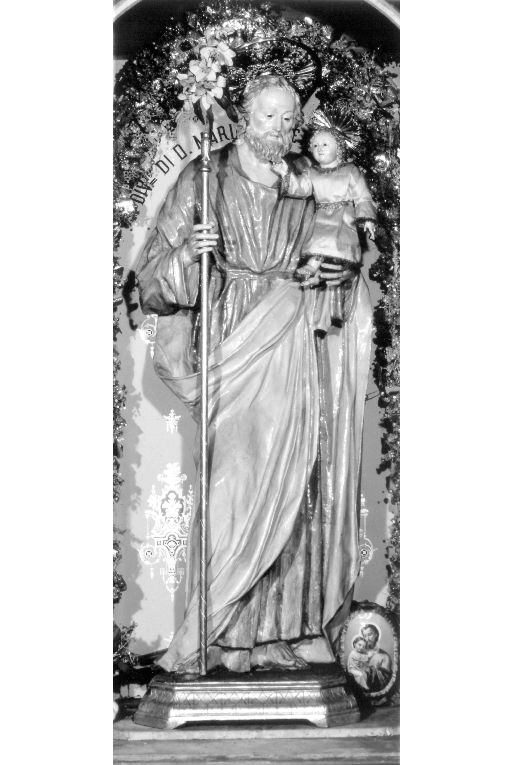 San Giuseppe e Gesù Bambino (statua) - ambito pugliese (seconda metà sec. XVIII)