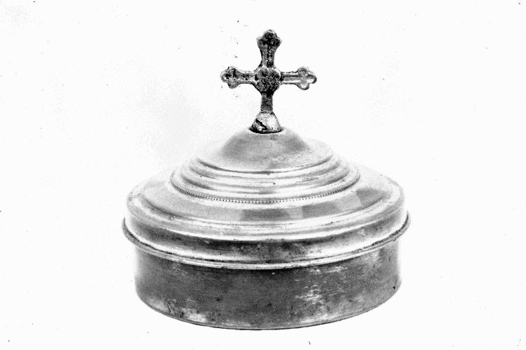 pisside da viatico - manifattura Italia meridionale (seconda metà sec. XIX)