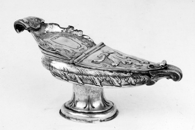 navicella portaincenso - manifattura napoletana (sec. XVIII)