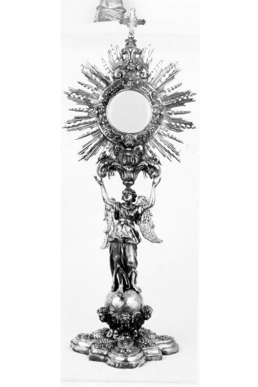 ostensorio - a raggiera - manifattura napoletana (terzo quarto sec. XIX)